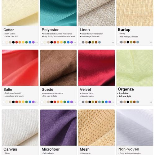 Bag material choices